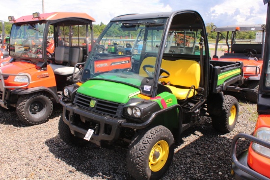 '13 JOHN DEERE GATOR 825I W/CANOPY, GLASS WINDSHIELD & WIPER, HYDRO LIFT BED, S/N# 1M0825GECDM062571