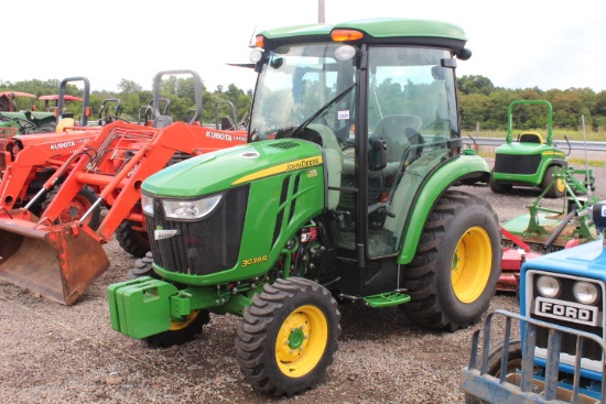 JOHN DEERE 3039R C/H/A, 4WD, 3PT HITCH, PTO, 1 REMOTE, HYDROSTATIC TRANS, 36 HRS, S/N# PXCG101008864