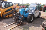 GENIE 5519 TELEHANDLER C/H/A, HYDRAULIC ROTATE FORKS, SHOWING 3292 HRS, S/N# 23242, TAG# 9654