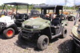 2015 KYMCO UTV 2 SEATER GAS, 4WD, MANUAL DUMP BED, SHOWING 1138 MILES, *30 DAY DELAY TITLE*, VIN# RF