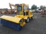 '10 SUPERIOR BROOM SM8OJ SWEEPER C/H/A, 7 1/2' BROOM, JOHN DEERE DSL ENG, SHOWING 4491 HRS, S/N 9100