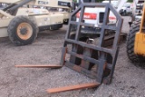 PALLET FORKS OFF OF A 444C JD WHEEL LOADER TAG# 10051