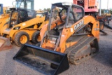 2015 CASE TV380 TRACK SKID STEER OROPS, AUX HYDRAULICS, SHOWING 1640 HRS, '15 MODEL, S/N # JAFTV380L