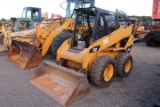 CAT 232B2 SKID STEER OROPS, AUX HYDRAULICS, SHOWING 1341 HRS, S/N# CAT0232BKSCH03158, TAG# 9627