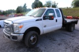 2013 F-350 XL, 6.7 POWERSTROKE TRUCK EXTENDED CAB, 4WD, AUTO TRANS, OWNER STATES HAS 12,000 MILES, (