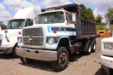 '80 FORD 9000 DUMP TRUCK TANDEM AXLE, CUMMINS DSL, *TITLE*, VIN# W90WVHJ7716, TAG# 12998