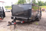 '20 HULL PORTER 7' X 16' BUMPER PULL  DUMP TRAILER TANDEM AXLE, * NO TITLE*, VIN# TAA1778DV49908, TA