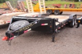 '17 GATOR MADE 20' BUMPER PULL TILT TRAILER 16'TILT, 8K AXLES, 12K STATIONARY SPRING LOADED JACKS, S