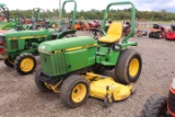 JOHN DEERE 855 4WD LAWN TRACTOR DSL,P/S, OROPS, 72