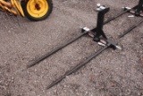 UNUSED BAD BOY 3PT HITCH TRAILER MOVER W/DOUBLE BALE SPEAR, TAG# 10056