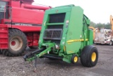 JOHN DEERE 468 SILAGE SPECIAL BALER MEGAWIDE PLUS PICKUP, NETWRAP & TWINE TIE, 540 PTO, TAG# 9474