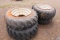 SET OF 4 JLG TELEHANDLER WHEELS & TIRES