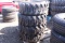 SET OF 4 UNUSED 10-16.5 SKID STEER TIRES