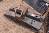 SKID STEER AUGER PLATE