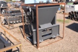 UNUSED WOLVER. SKID STEER SALT/FERTILIZE SPREADER