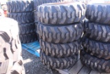 SET OF 4 UNUSED 10-16.5 SKID STEER TIRES