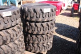 SET OF 4 UNUSED 10-16.5 SKID STEER TIRES