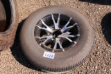 225/75/R15 TRAILER TIRE ON ALUMINUM 5 LUG RIM