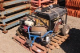 PALLET W/ GENERAC GENERATOR, PRESSURE WASHER,