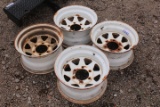 QTY 4) 6 LUG WHEELS