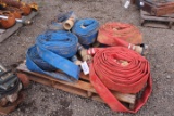PALLET OF DISCHARGE HOSES