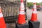 UNUSED QTY 42) REFLECTIVE TRAFFIC CONES