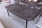 QTY 1) OUTDOOR LARGE METAL TABLE, EXPANDABLE