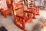 CEDAR LOG ROCKERS AMISH BUILT