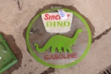 SINCLAR DINO METAL SIGN