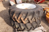 SET OF 16.9-30 FORD TRACTOR TIRES & RIMS