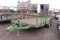 2008 LEONARD 18' TANDEM AXLE LANDSCAPING TRAILER