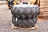 SET OF 2) 420/85 D24 INDUSTRIAL TRACTOR TIRES