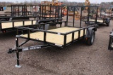 2021 UNUSED LONE WOLF 6' X12' BUMPER PULL TRAILER