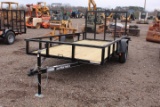 2021 UNUSED LONE WOLF 6' X 12' SINGLE AXLE TRAILER