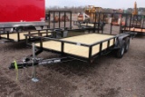 2021 UNUSED LONE WOLF 7' X 16' TRAILER