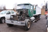 2011 MACK GU713 QUINT AXLE DUMP TRUCK.