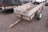 4' X 8' SINGLE AXLE TILT TRAILER