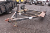 7' SINGLE AXLE BUMPER PULL TRAILER