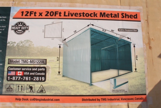 METAL SHED LIVESTOCK 1220L