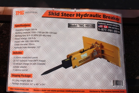 SKID STEER HYDRAULIC BREAKER (53MM)