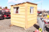 6' X 6' PINE BUILDING WITH METAL ROOF