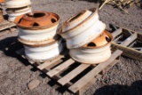 PALLET OF 4) 10 LUG RIMS