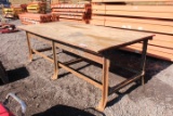 8' METAL WORKBENCH