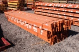 STACK OF 12' PALLET RACKING CROSS MEMBERS