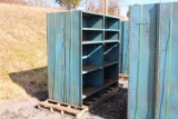 SET OF 6'X6' METAL SHELVING