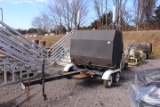 BBQ SMOKER ON TRAILER