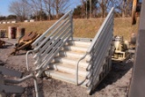 ALUM-A-STANDS STEPS W/ HANDRAIL
