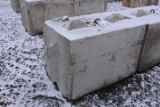 2 X 2 X 3 CONCRETE BARRIER