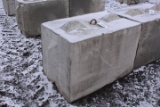 2 X 2 X 3 CONCRETE BARRIER