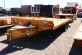 1997 25' HURST DUAL TANDEM AXLE EQUIPMENT TRAILER